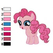 Pinkie Pie My Little Pony Embroidery Design 04